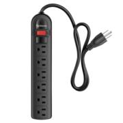 Tira de 6 contactos STEREN horizontales C/Switch Rl