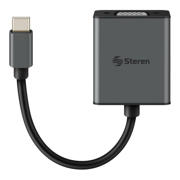 Adaptador Steren de USB y USB-C a VGA