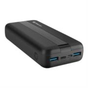 Power Bank Steren 20000mAh Carga Rápida 2 Salidas USB-C
