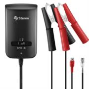Cargador Inteligente Steren de Baterías de Ácido 2 Puertos USB