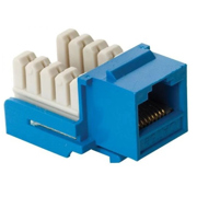 Jack Steren RJ45 Keystone CAT5E 90 Grados Azul