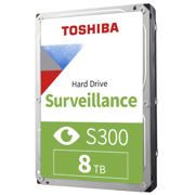 Disco Duro Interno Toshiba S300 para Videovigilancia 8TB 7200RPM y 256MB Cache hasta 64 Camaras.