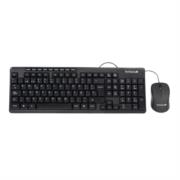 Kit Teclado y Mouse TechZone Alámbrico USB Multimedia Color Negro