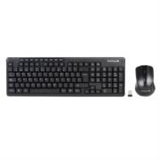 Kit Teclado y Mouse TechZone Inalámbrico 10m USB 1000 DPI Color Negro