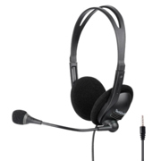 Diadema TechZone con Micrófono y Conexión 3.55mm Negro