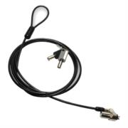 Candado de Seguridad TechZone Ultra Thin Tipo V-Bar 1.8 m Cable Trenzado de Acero Inoxidable con Cubierta de Vinil