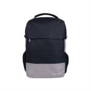 Backpack TechZone Strong Grey Porta Laptop 15.6" Conector Usb Externo Cierres Metalicos Auto Reparables