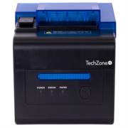 Impresora Térmica TechZone TZBE302E 80mm Vel 300mm/s 203dpi USB/Serial/RJ45/RJ11 Cortador Automático 1 Año Garantía