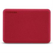 Disco duro Toshiba Canvio Advance Externo 1TB 2.5" USB 3.0 Color Rojo