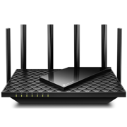Router Tp-Link Tri-Band Wi-Fi 6E 574 Mbps at 2 4 GHz 2402 Mbps at 5 GHz 2402 Mbps at 6 GHz 6× Antennas