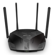 Router Mercusys by TP-Link Dual-Band Wi-Fi6 574 Mbps at 2 4 GHz 1201 Mbps at 5 GHz 4× Fixed External Antennas AX1800