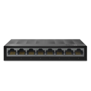 Switch para escritorio Tp-link de 8 Puertos RJ45 10/100/1000Mbps con auto-negociación con carcasa de plástico