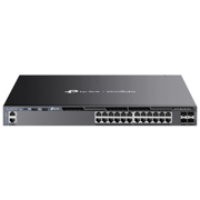 Switch TP-Link Omada Administrable Capa3 Apilable de 24 puertos Gigabit PoE+ y 4 puertos a 10G