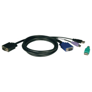 CABLE TRIPP LITE SWITCH KVM 10PIES PS/2 USB 2 EN 1