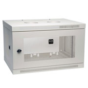 Gabinete Rack Tripp Lite SmartRack 6U Perfil Bajo para Switch Montaje en Pared Blanco
