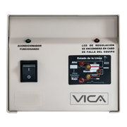 Acondicionador de Línea de Voltajes Vica 2KVA 50/60Hz 4 Contactos Polarizados NEMA 5-15 R Color Beige