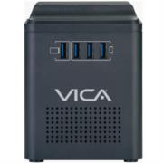 Regulador Vica Connect 800 800VA/400W 4 Puertos USB de Carga Rápida 3 Años de Garantía