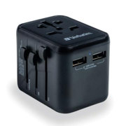 Adaptador Verbatim Universal de viaje 12W UTA-01 - USB-A (49543)
