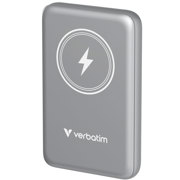Cargador Verbatim Charge and Go Magnetico Inalámbrico Power Bank 10000 mAh Gris