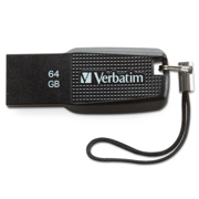 Memoria USB Verbatim Flash Ergo 64 GB - Negro