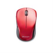 Mouse VERBATIM Inalámbrico Silencioso USB-C 1600 DPI - Rojo