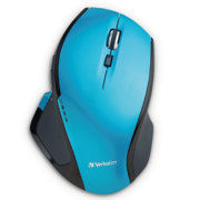 Mouse VERBATIM Inalámbrico Ergonómico de 8 botones Blue LED Control DPI . Azul