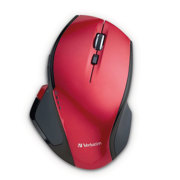 Mouse VERBATIM Inalámbrico Ergonómico de 8 botones Blue LED Control DPI . Rojo