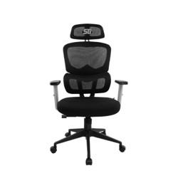 Silla Vorago Start The Game CGM400 MESH Reclinable Descansa Brazos 1D Negra