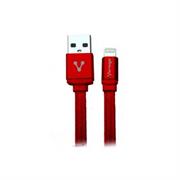 Cable Vorago CAB-119 Rojo USB-Apple Lightning 1Metro Rojo B