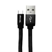 Cable Vorago Cab-123 Usb-Tipo C  1 Metro Carga Rapida Negro