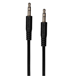 CABLE AUXILIAR AUDIO VORAGO CAB-A01B 3.5MM A 3.5 MM NEGRO