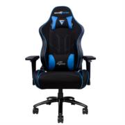 Silla Game Factor CGC600 Tela Reclinable con Descansa Brazos 4D Estrella Metálica Color Azul-Negro