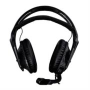 Diadema Game Factor HSG500 Micrófono Removible 3.5mm Ultraligera Color Negro