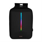 Mochila Vorago BP-500 15.6"  Start The Game Iluminación RGB App Configurable USB Color Negro