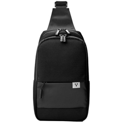 MOCHILA PECHERA CRUZADA VORAGO CB-300 POLYESTER NEGRA
