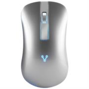 Mouse Vorago MO-305 Slim LED RGB Inalámbrico Recargable 800/1200/1600 dpi Color Plata