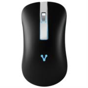 Mouse Vorago MO-305 Slim LED RGB Inalámbrico Recargable 800/1200/1600 dpi Color Negro