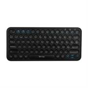 Teclado Vorago KBW-400 Slim Recargable Tipo C 2 Bluetooth + Wireless Negro
