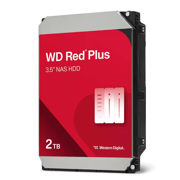 Disco Duro Interno WD Red PLUS 2TB 3.5 SATA3 6GB/S 64MB 5400RPM 24X7 HOTPLUG NAS 1-8 Bahias