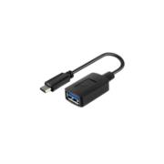 Adaptador XTech XTC-515 Conector Tipo C Macho a USB 3.0 A Hembra Calibre del Cable 32 AWG 12cm Admite Velocidad 5GBps