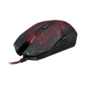 Mouse Gamer Alámbrico XTech Bellixus XTM-510 Conexión USB Iluminación LED 4 Velocidades Sensor Óptico 6 Botones Rojo/Negro