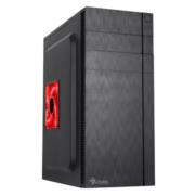 Gabinete Stylos Micro ATX Modelo 1 Fuente de Poder 500W Color Negro