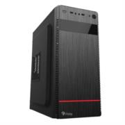 Gabinete Stylos Midi-Tower ATX/Micro-ATX/Mini-ITX USB 3.0 con Fuente de 500W sin Ventiladores Instalados Negro
