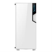 Gabinete Xzeal XZ130 Midi-Tower ATX/Micro-ATX/Mini-ITX USB 2.0/3.0 sin Fuente 3 Ventiladores Instalados Blanco