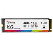 SSD Stylos NVMe 512GB M.2 2500 MB/s Escritura 3000 MB/s Lectura PCI Express 3.0