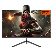 Monitor Xzeal 27 Xzeal XST-600 Panel Curvo VA FHD 100Hz 5ms 1xVGA + 1xHDMI + Vesa 100x100mm Negro