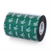 Cinta de Resina Zebra 83mmx450m (327plgs x 1476 Pies) 5095 Alto Rendimiento Nucleo de 25mm (1plg) Caja con 6pzs
