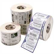 Etiqueta Polipropileno Kimdura Zebra 1"x2" TT 4000T Removible Alto Rendimiento Adhesivo Núcleo de 1" 1025/rllo 1Caja