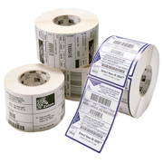 Etiqueta Zebra Polipropileno 3x3in TT PolyPro 3000T Recubierta Adhesiva Permanente Nucleo 8pzs de Rollo x Caja