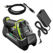 Lector de Códigos de Barra Zebra DS3678-SR 1D/2D Recargable Cable USB Base Color Verde/Negro